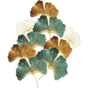 Creative 3D Multicolor Ginkgo Leaf Tree Wall Decals Removable DIY Home Art Decor Peel Stick infants bedroom decoration
