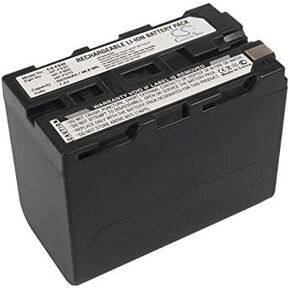 Battery Compatible with Sony CCD-TRV62, CCD-TRV63, CCD-TRV65, CCD-TRV66, CCD-TRV66K, CCD-TRV67, CCD-TRV67E, Part Number: NP-F970, NP-F970/B, NP-F975, XL-B2, XL-B3, 6600mAh