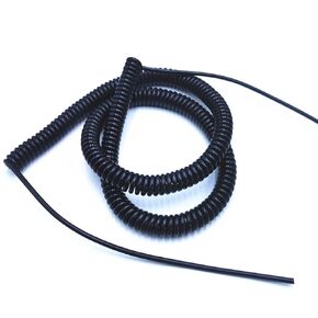 Cores Polyurethane Stretch Cable ，Core Spring Wire 2 Core 24AWG0.2mm 20AWG0.5mm 17AWG1.0mm 14AWG2.0mm Stretchable Extension Wire Stretch 2.5 meters 2-core -20AWG-0.5MM(Color:2core 24awg0.2mm,Size:Stre
