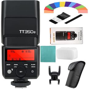Godox TT350S Mini Portable Speedlite 2.4G Wireless Master & Slave 1/8000S HSS TTL Flash Speedlight for Sony A77II A7RII A7R A58 A99 ILCE6000L RX10 Mirrorless ILDC Camera