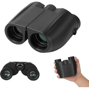 10x25 Compact Binoculars for Adults Kids, High Power Binoculars for Concerts and Bird Watching, Cruise Ship Essentials Hunting, Waterproof Binoculars with Low Light Night Vision
