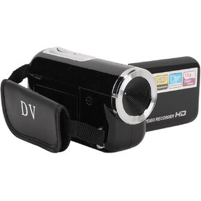 Dpofirs Video Camera High Definition, Camera Recorder Full HD16MP 1080P 16X Digital Zoom 2.0inch Rotatable Screen Anti Shake USB Port 1/4 Inch, Digital Camcorder Growth Records Travel