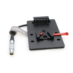لوحة بطارية SZRMCC V Mount V-Lock لكاميرا DJI Ronin 4D مع 6 دبوس كابل محول الإخراج الإناث 10 سم 10 سم in Kuwait