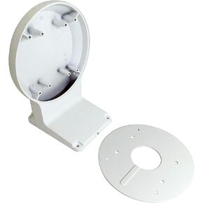 UWB155 Universal Wall Mount L Bracket for Any Brand Dome or Bullet Surveillance Camera, Camera Base Diameter Range: 5.1"-6.1" (120-155mm), Weatherproof Outdoor Use. (Drill Holes on The Plate)