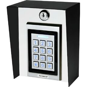 Seco-Larm SK-B941-PQ Bluetooth Post-Mount Keypad/Proximity Reader; App-Based Management and Control; Wrong-Code Lockout; Tamper Alarm Output; Multiple User Types; Authorized User Monitor; 9 - 25 VDC