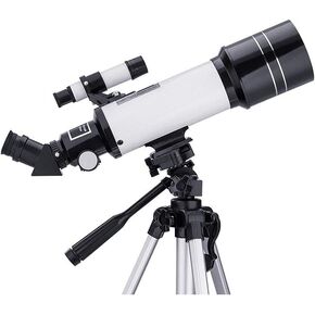 Telescope for Adults Kids Beginners 70mm Aperture 400mm Astronomical Refractor Telescope with Smartphone Adapter and Tripod and Backpack Telescope for Astronomy and Observe Moon and Planet