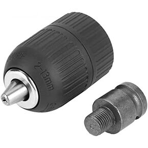 Arrive 2-13mm Self-Locking Keyless Drill Chuck 1/2-20UNF with 1/2 Drill Chuck Adaptor for Impact Wrench Conversion Drill Chuck