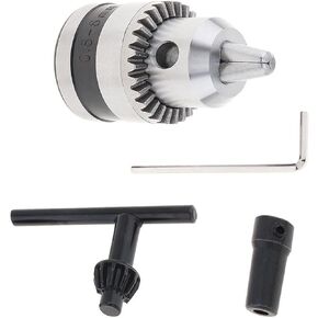 B10 Drill Collet Chuck with 5mm Connect Rod and Key Wrench for Power Tools Accessories Drill Chuck