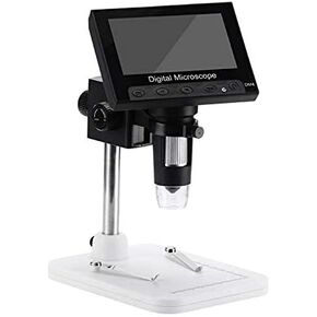 1000X Digital Microscope Camera Video 720p with 4.3" LCD Screen & Holder & 8 Led