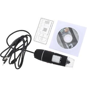 Happyyami High-Definition Digital Microscope Electron Microscope for Home Education Lab Use Magnifying Observation Tool