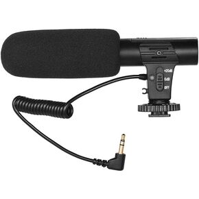 Microphone for Camera Camera Video Recording Microphone Super-Cardioid Pickup Mini Mic for Photography Interview Vlogging for Camcorder