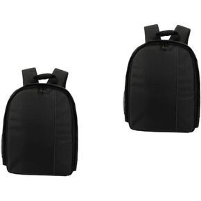 1Pc Camera Backpack with Shockproof Sponge Portable DSLR Storage Bag for Photographers Shoulder Straps Fits Tripod for Travel and Outdoor Use