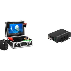 كاميرا الصيد تحت الماء eyoyo ef09hr + ahd إلى محول HDMI