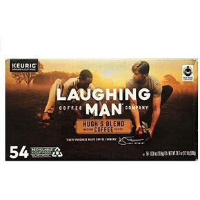 Laughing Man Coffee Company Hugh's Blend K-Cups (54 Count)