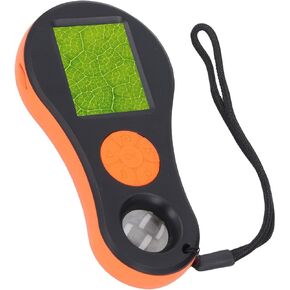 Macro Microscope Digital Fixed Focuss 2.0 inch IPS Color Screen, 500x Magnification Portable Handheld Magnifying Glass 2MP with Lights for Reading Students Experiment