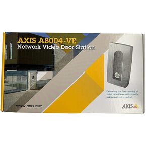 Axis Communications 0673-001 A8004-VE Video Door Station, Network Surveillance Camera, Black/Gray