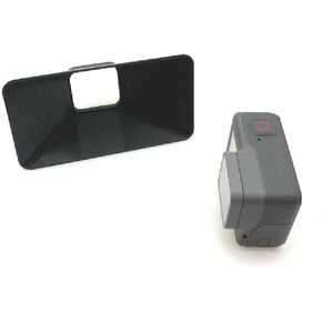 NC 2 Sizes 3D Printing Lens Hood Sun Shade Lens Cover Black Camera Big Small Sunshade Cover for Gopro Hero 5 6 7