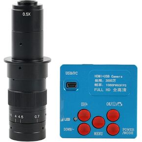 الكاميرا المجهرية 2K 30MP HD 60-E الكاميرا الصناعية مع 180X العدسة الإلكترونية المجهر إصلاح الهاتف المحمول للهاتف المحمول ل CPU لوح PCB
