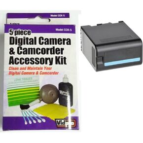 Accessory Kit Compatible with Synergy Digital, Works with Sony PXW-X160 Full HD XDCAM Handheld Camcorder Includes: ACD782 Battery, ZELCKSG Care & Cleaning