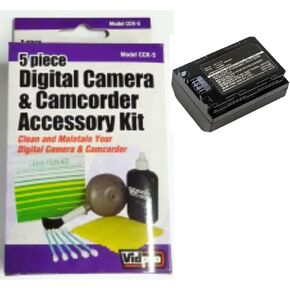 Accessory Kit Compatible with Synergy Digital, Works with Sony Alpha 1 Mirrorless Digital Camera Includes: SDCAM-L9200 Battery, ZELCKSG Care & Cleaning