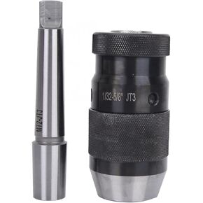1/32 5/8" JT3 Pro-Series Keyless Drill Chuck JT3-MT2 Straight Shank Arbor CNC Milling Collet Chuck Drill Chuck
