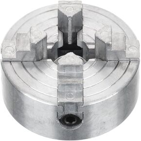 Z011A Aluminum Metal Lathe Chuck 4-Jaw Accessory for Mini Metal Lathe Portable Drill Chuck Drill Chuck