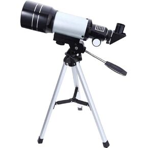 Focal Length 600Mm 6 * 30 Finder Mirror 360 Degree Rotation Telescope Refracting Telescope Adjustable Portable Travel Telescopes for AST