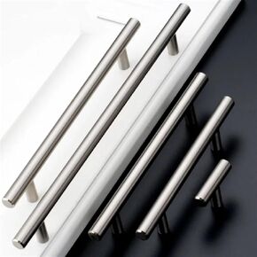 Modern Furniture Handles 50mm-500mm Stainless Steel T Bar Handles for Furniture Cabinet Knobs and Handles Pull for Cupboard Door 1Pcs (Color : 16inch 256mm)