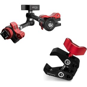 Ifootage 11 "Magic Arm with Camera Clamp ، Arm Crab Magic Arm مع 1/4 '' & 3/8" Tripod trip for DSLR Camera Rig/Camcorder/GoPro ، MA5-6/PC-01