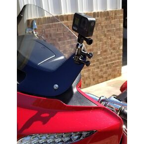 Rickrak Indian 360 Deluxe Go Pro Action Camera Mount - Modern Go Pro Fairing Mount Fits Roadmaster و Chieftian و Challenger - متين وسهل التثبيت مع وجع التثبيت