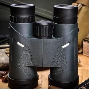 Monoculars Telescope High Power 10X42 Roof Prism Binoculars with Smartphone Photograph Adapter, Wide Angle Binocular Telescope for Birds Watching, High and Low Temperature Binoculars (Black)