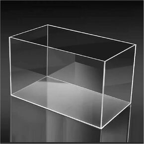 Photography Creative Tank,Acrylic Aquarium Fish Tank,Acrylic Shooting Water Tank, Display Case for Arts Figures(60x30x60cm)
