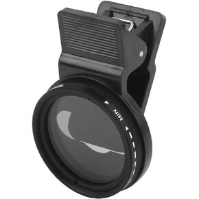 VELEDGE 37MM قابل للتعديل عدسة مرشح ND ، ND2‑400 كثافة محايدة لهواتف العلامة التجارية المختلفة ، مع مقطع الهاتف المحمول ، لعشاق التصوير الفوتوغرافي