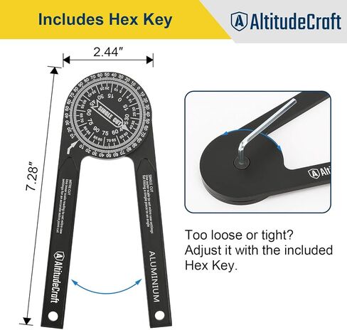 Miter Saw Crown Stops & Protractor Set – Precision Angle Tool Kit for Accurate Crown Molding, Trim, and Carpentry Work in Saudi Arabia