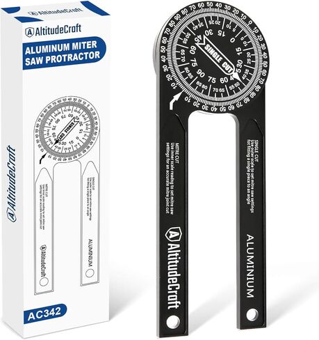 Miter Saw Crown Stops & Protractor Set – Precision Angle Tool Kit for Accurate Crown Molding, Trim, and Carpentry Work in Saudi Arabia