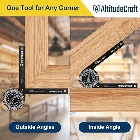 Miter Saw Crown Stops & Protractor Set – Precision Angle Tool Kit for Accurate Crown Molding, Trim, and Carpentry Work in Saudi Arabia