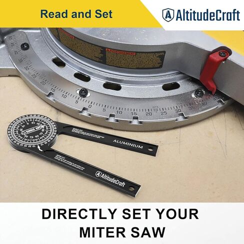 Miter Saw Crown Stops & Protractor Set – Precision Angle Tool Kit for Accurate Crown Molding, Trim, and Carpentry Work in Saudi Arabia