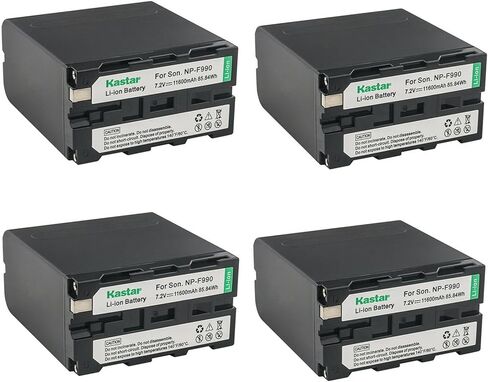 Kastar NP-F990 Battery 1-Pack Replacement for HDR-FX1000 HDR-FX1000E HDR-FX7 HDR-FX7E HDV-FX1 HDV-Z1 HVL-20DW HVL-20DW2 HVL-LBPA HVL-ML20 HVR-DR60 HVR-HD1000 HVR-M10 HVR-V1 HVR-Z1 Camera in Saudi Arabia