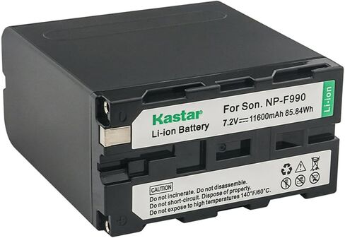 Kastar NP-F990 Battery 1-Pack Replacement for HDR-FX1000 HDR-FX1000E HDR-FX7 HDR-FX7E HDV-FX1 HDV-Z1 HVL-20DW HVL-20DW2 HVL-LBPA HVL-ML20 HVR-DR60 HVR-HD1000 HVR-M10 HVR-V1 HVR-Z1 Camera in Saudi Arabia