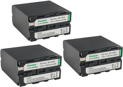 Kastar NP-F990 Battery 1-Pack Replacement for HDR-FX1000 HDR-FX1000E HDR-FX7 HDR-FX7E HDV-FX1 HDV-Z1 HVL-20DW HVL-20DW2 HVL-LBPA HVL-ML20 HVR-DR60 HVR-HD1000 HVR-M10 HVR-V1 HVR-Z1 Camera in Saudi Arabia