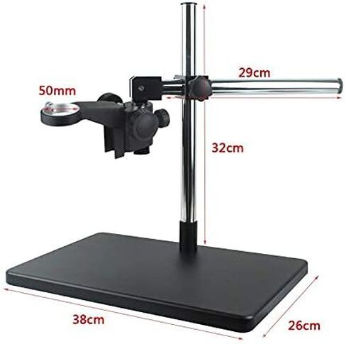HDMI Electronic Industrial USB Digital Microscope Camera Video TF Storage C Mount Mount Lens للهاتف PCB Soldering Massion (اللون: تدوير قوسين تكبير: 120X) (قوس دوار 180X) in Kuwait