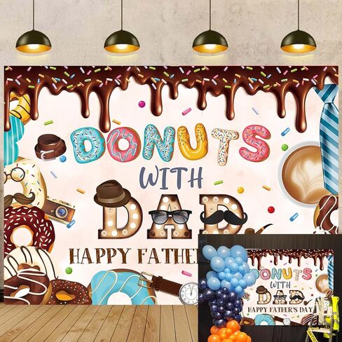 الكعك مع Banner Banner Backdrop 7x5ft عيد الأب السعيد خلفية أفضل أبي من أي وقت مضى آباء يوم ديكور الحفلات مستلزمات الصور الدعائم in Kuwait