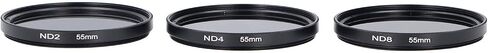 49mm 55mm 62mm 67mm 72mm 77mm Fixed ND2 ND4 ND8 Lens Filters Kit,Optical Glass Neutral Density Lens Filter with Multi Coated,Anti Overexposure Anti Scattered Light Anti in Saudi Arabia
