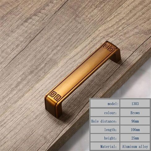 Hardware Kitchen Cabinet مقبض الأثاث مقبض مقبض عتيقة درج درج الزنك زنك باب خزانة مقبض الأسلوب الأوروبي 1pcs (اللون: 1308) in Saudi Arabia