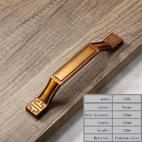 Hardware Kitchen Cabinet مقبض الأثاث مقبض مقبض عتيقة درج درج الزنك زنك باب خزانة مقبض الأسلوب الأوروبي 1pcs (اللون: 1308) in Saudi Arabia