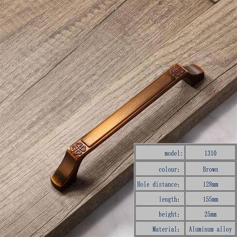 Hardware Kitchen Cabinet مقبض الأثاث مقبض مقبض عتيقة درج درج الزنك زنك باب خزانة مقبض الأسلوب الأوروبي 1pcs (اللون: 1308) in Saudi Arabia