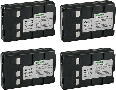 KASTAR HHR-V211 / VW-VBS10E استبدال بطارية 2 حزمة من Panasonic NV-S65E NV-S70 NV-S77 NV-S77A NV-S85 NV-S850 NV-S950 NV-S950 NV-S950 NV-S950 NV-S950PN in Kuwait
