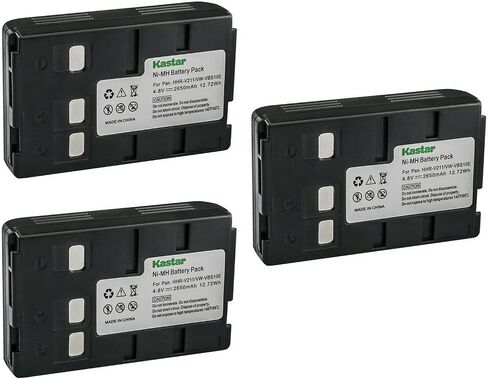 KASTAR HHR-V211 / VW-VBS10E استبدال بطارية 2 حزمة من Panasonic NV-S65E NV-S70 NV-S77 NV-S77A NV-S85 NV-S850 NV-S950 NV-S950 NV-S950 NV-S950 NV-S950PN in Kuwait