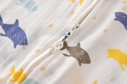 كيس نوم من القطن العضوي - 3 حزمة قابلة للارتداء ، 0.5 كيس نوم أكمام قابلة للتنفس لطفل صغير in Kuwait