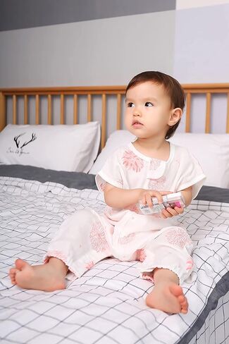 كيس نوم من القطن العضوي - 3 حزمة قابلة للارتداء ، 0.5 كيس نوم أكمام قابلة للتنفس لطفل صغير in Kuwait